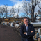 Murdo Fraser MSP at the fly-tipping site at Lower Friarton, Perth