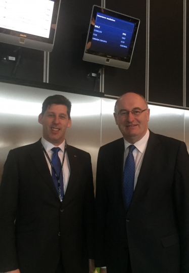 Ian Duncan MEP with Commissioner Hogan